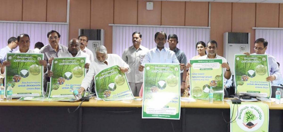 CM vows to turn Telangana green